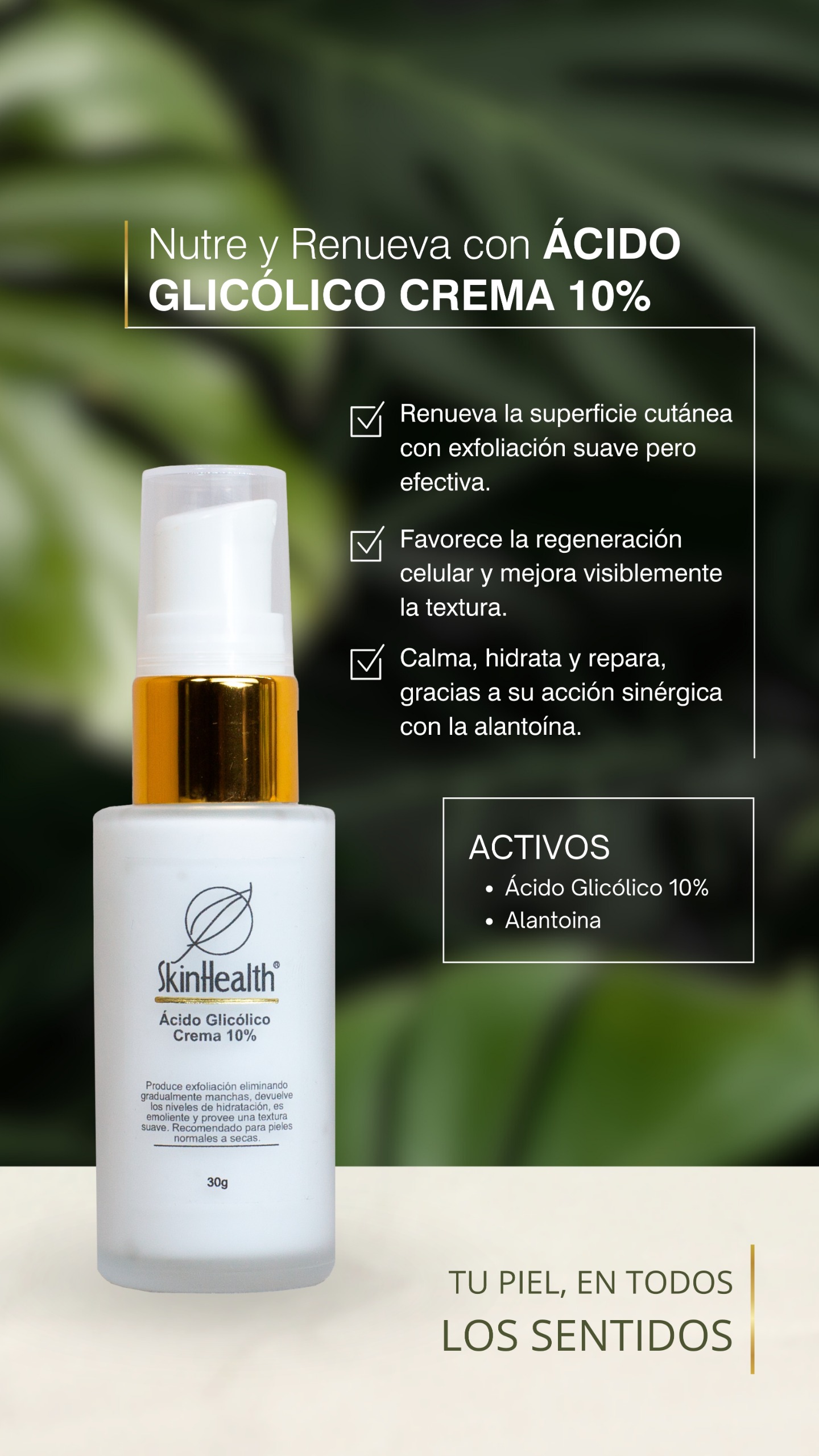 ÁCIDO GLICÓLICO CREMA 10% X 30 G