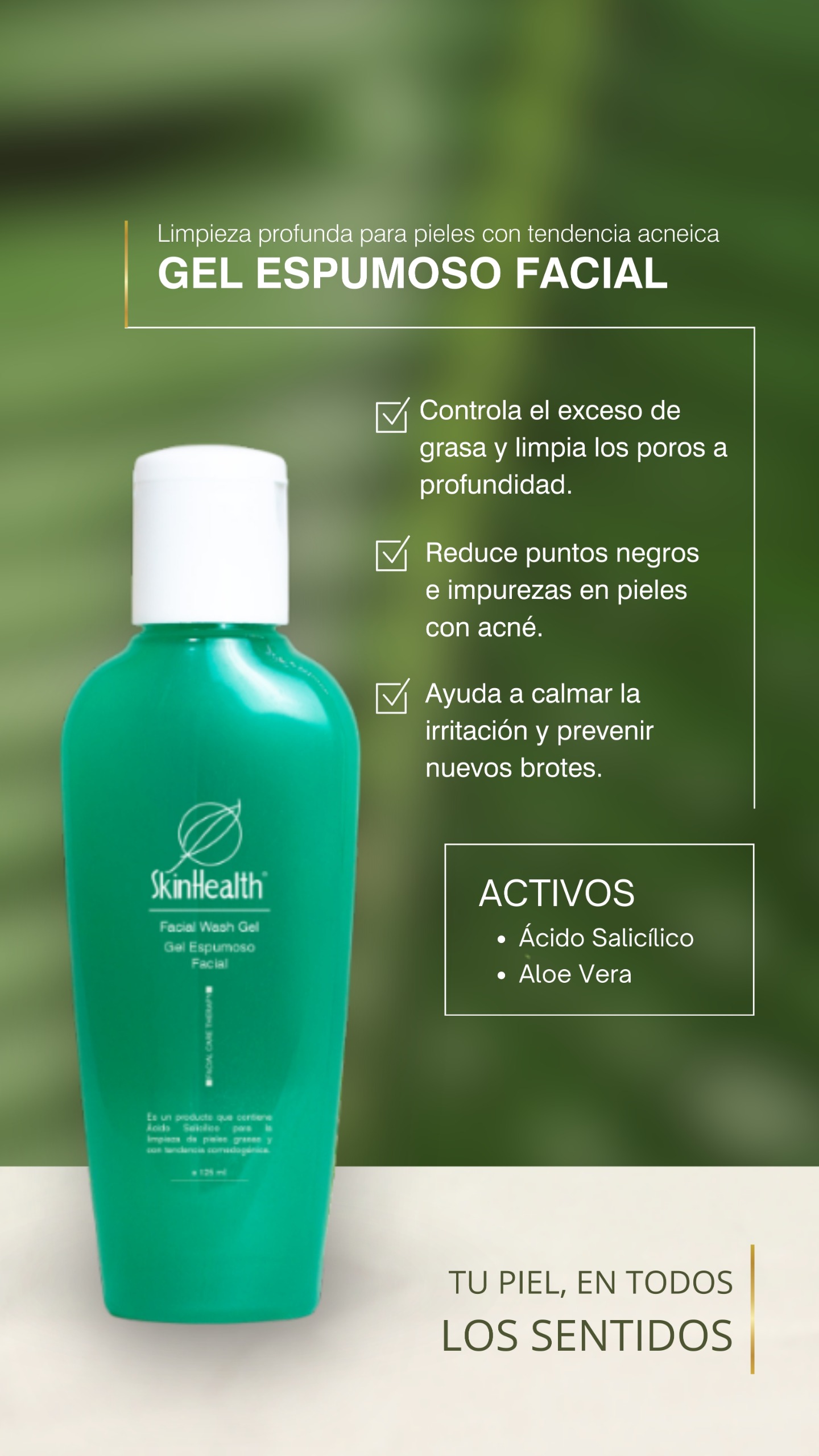 GEL ESPUMOSO FACIAL X 125G