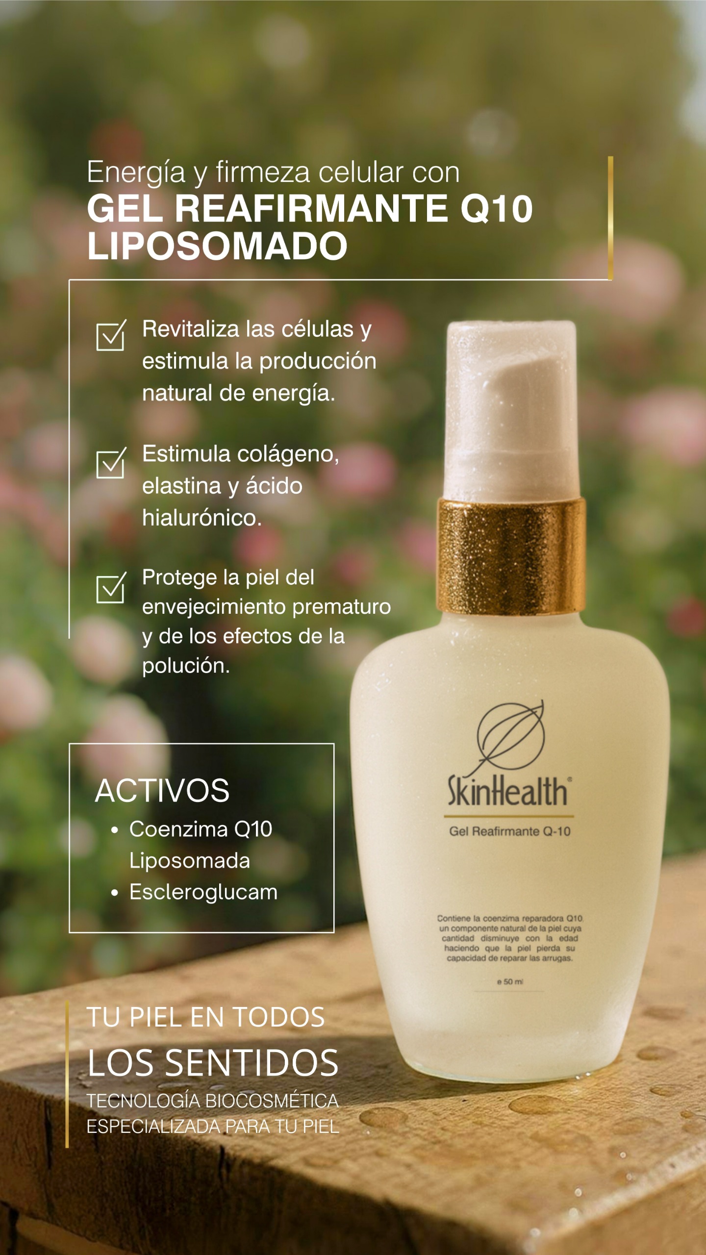 GEL REAFIRMANTE Q10 LIPOSOMADO X 50G
